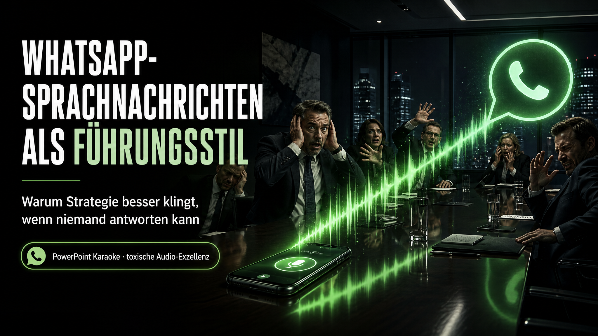 Slide 1 Vorschau: WhatsApp-Sprachnachrichten als Führungsstil